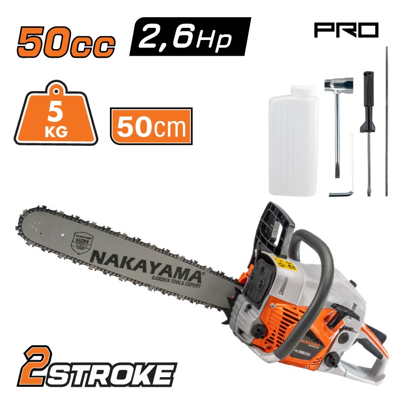 NAKAYAMA_PC5600 Αλυσοπρίονο Βενζίνης 2.6HP 50cc PC5600 NAKAYAMA - Image 1