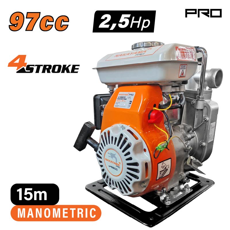 NAKAYAMA_SP9800 Αντλία Βενζίνης Τετράχρονη 2.5Hp NAKAYAMA PRO SP9800 - Image 1