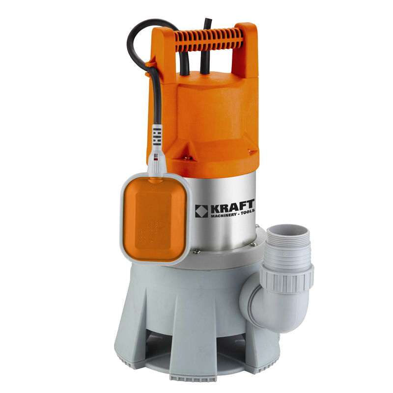 43528 Υποβρύχια Αντλία INOX Ακαθάρτων 1300W Υψηλής Παροχής KRAFT 43528 - Image 1