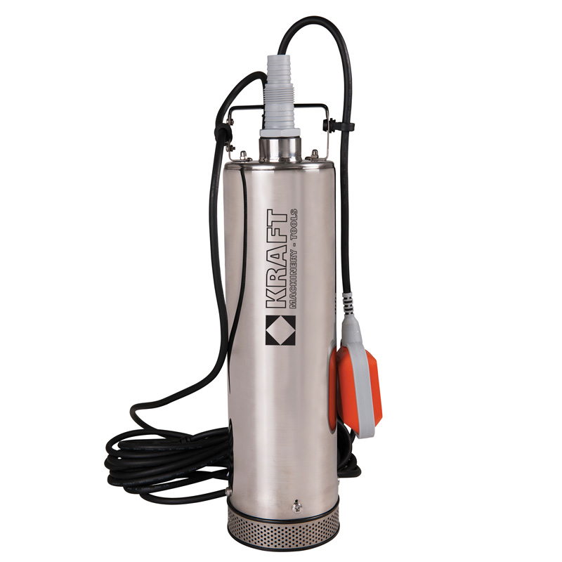 43591 Υποβρύχια Αντλία Πηγαδιών 1000W INOX - 4 Σταδίων KRAFT 43591 - Image 1