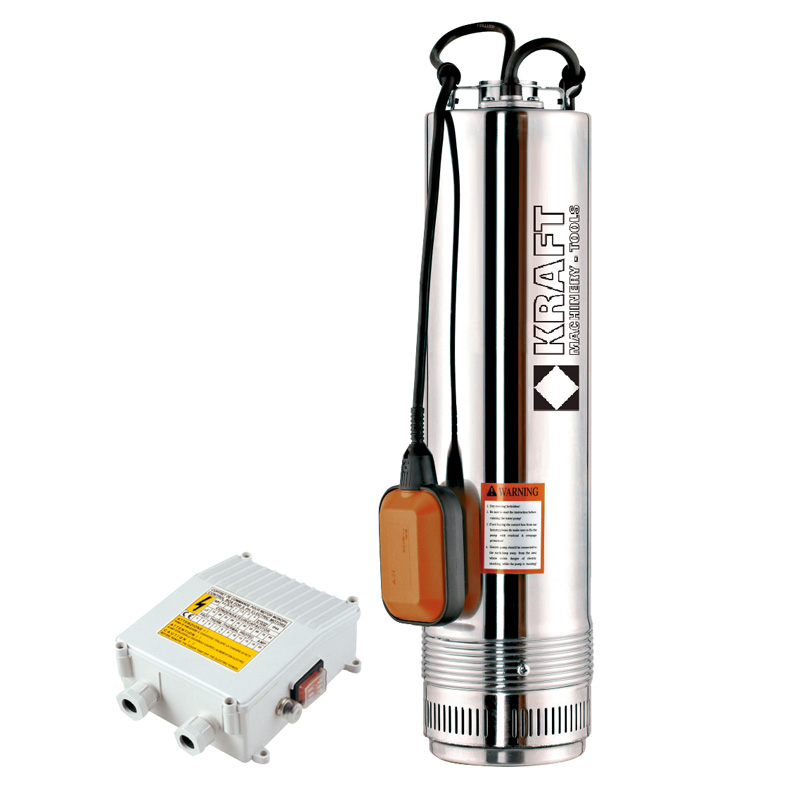 63522 Υποβρύχια Αντλία Πηγαδιών 750W INOX KRAFT - Image 1