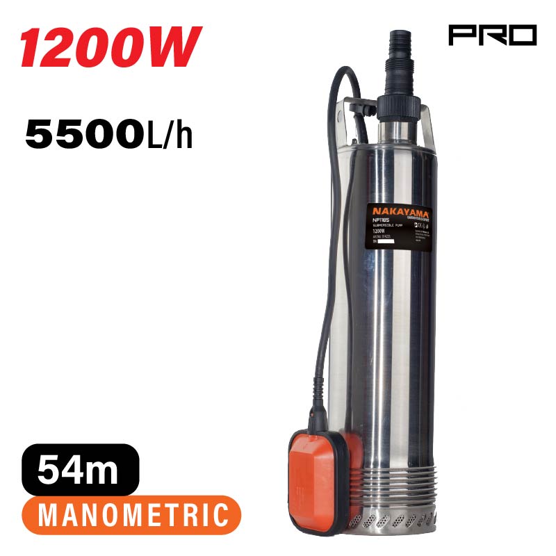 NAKAYAMA_NP1185 Αντλία Πηγαδιών Inox 1200W NAKAYAMA PRO NP1185 - Image 1