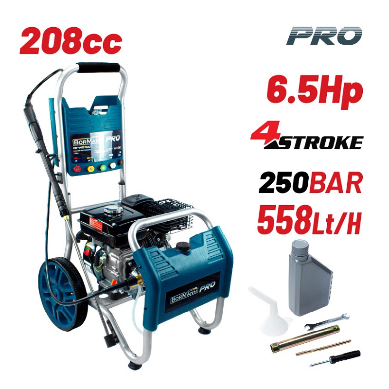bormann_BPW5300 Πλυστικό Βενζινοκίνητο 250Bar BORMANN PRO BPW5300 - Image 1