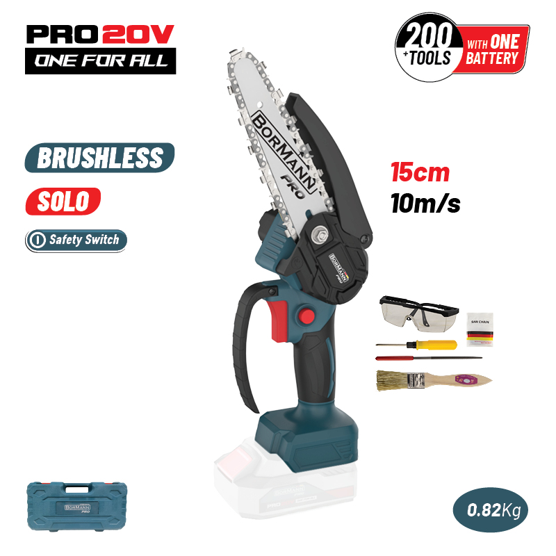 bormann_BBP3916C Κλαδευτικό Αλυσοπρίονο Μπαταρίας 20V Solo Brushless BBP3916C BORMANN PRO - Image 1