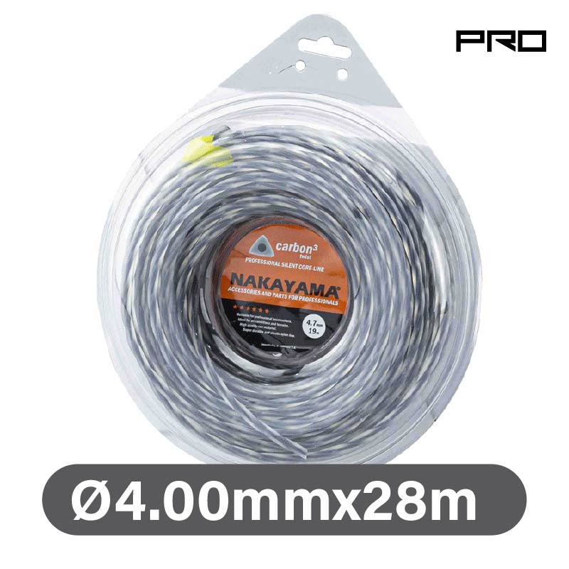 NC1002 Μεσινέζα Carbon3 Twist 4.00mm x 28m NAKAYAMA PRO NC1002 - Image 1