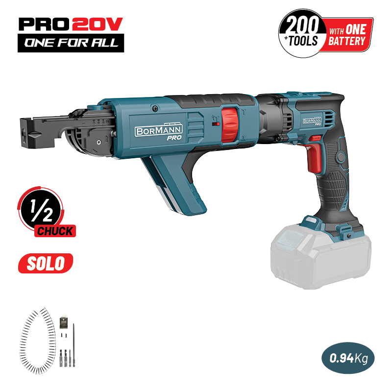 bormann_BBP5155 Κατσαβίδι Γυψοσανίδας Μπαταρίας 20V Solo BORMANN Pro BBP5155 - Image 1