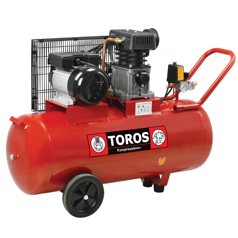 40144 ΑΕΡΟΣΥΜΠΙΕΣΤΗΣ ΜΕ ΙΜΑΝΤΑ 100LT/3HP 230V TOROS 40144 - Image 1