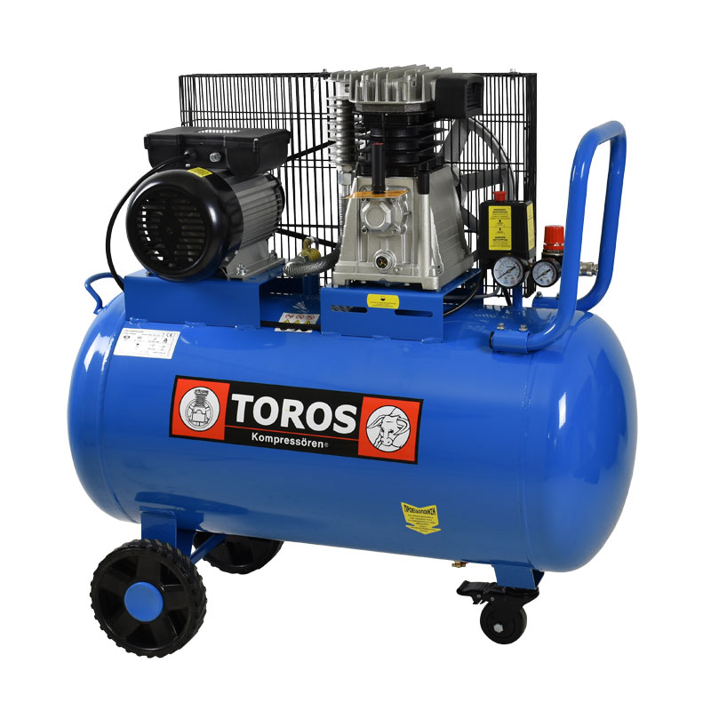 602084 ΑΕΡΟΣΥΜΠΙΕΣΤΗΣ ΜΕ ΙΜΑΝΤΑ 100LT/3,0HP 230V TOROS 602084 - Image 1