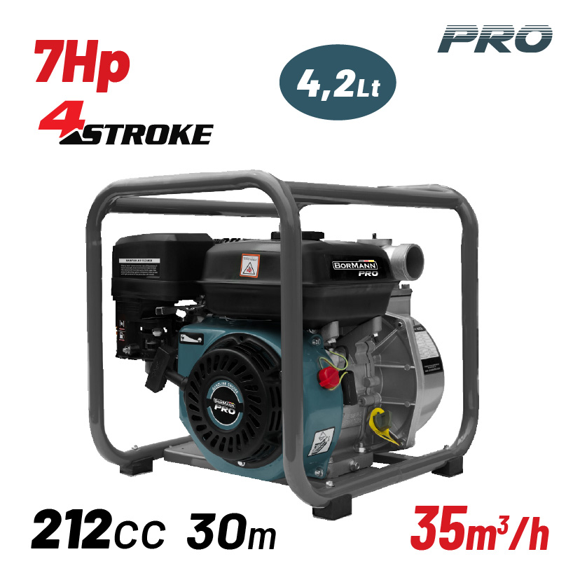 BGB1052 Αντλία Βενζίνης 2''X2'' 212cc 30m 35m³/h BORMANN Pro BGB1052 - Image 1