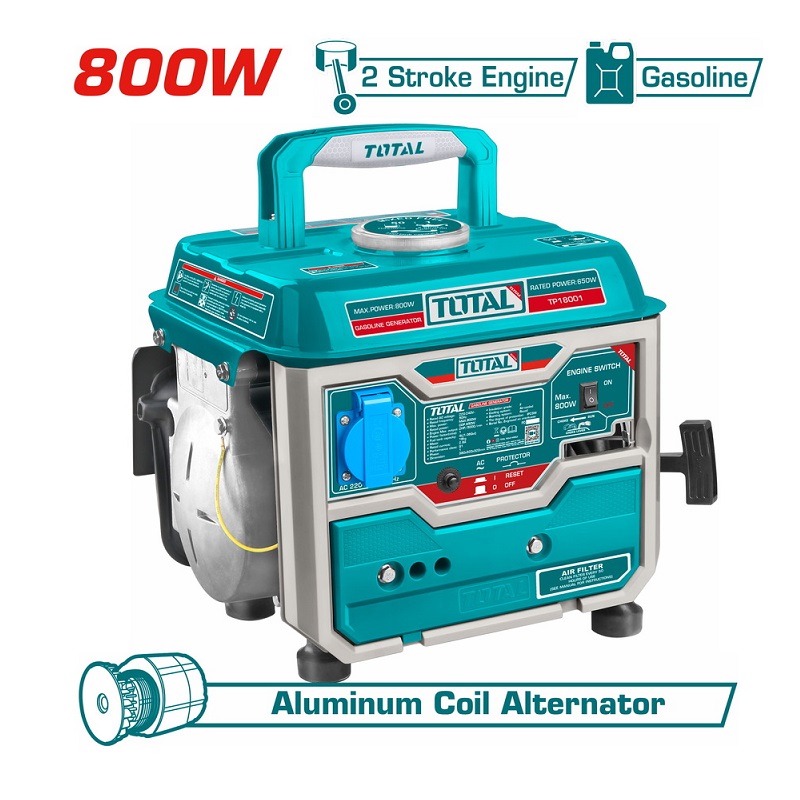 TP18001 Ηλεκτρογεννήτρια Βενζίνης 800W TOTAL TP18001 - Image 1